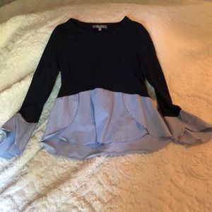 Flouncy Sleeved Top